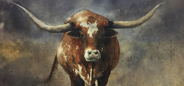Tim Oliver | Stare Down | Watercolor