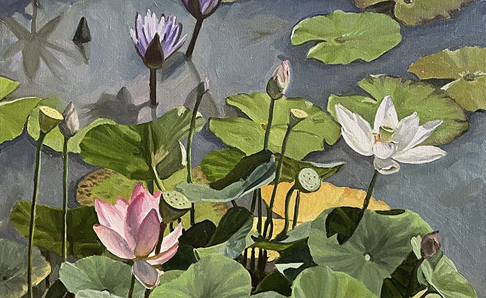 Karen-Dreyer_Lily-Pond_Paint_26x28